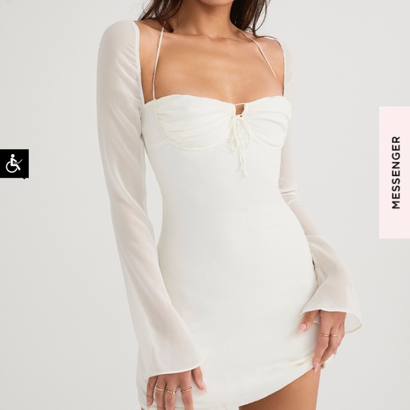 House of cb ivory baby doll dress - Picture 4 of 8